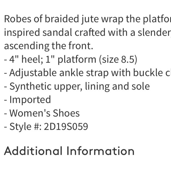 Charles David shoes t strap wedge NWT size 8,9 - Picture 3 of 3